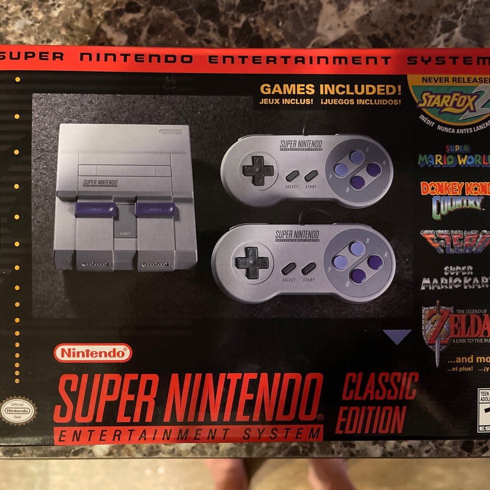 Brand New Super Nintendo NES Mini Console with 21 pre-loaded Games.